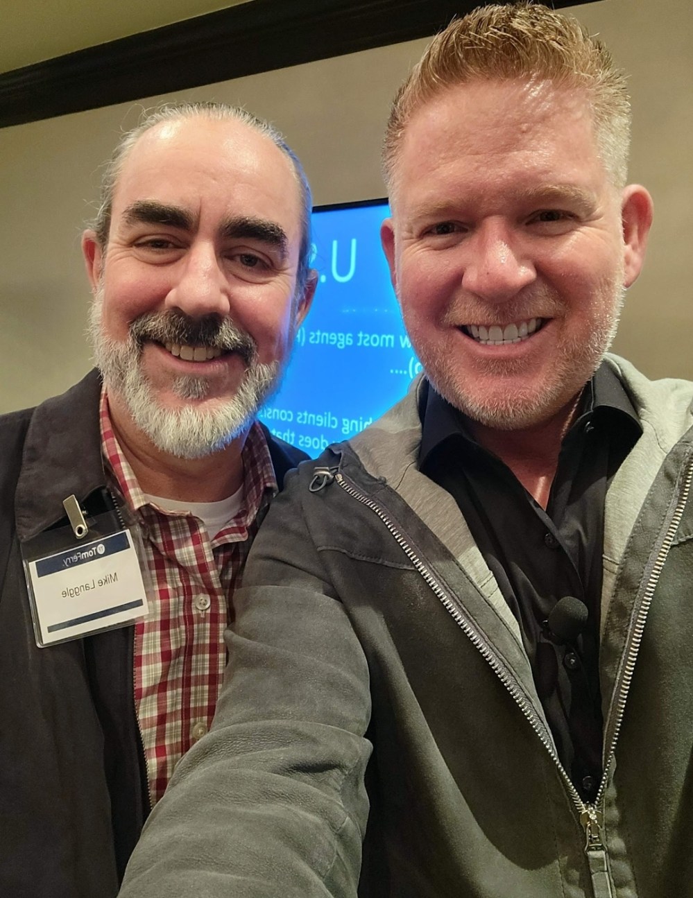 Mike Langgle with Tom Ferry