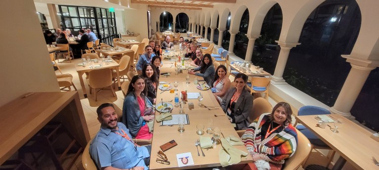 Team Langgle at the 2024 Elite Retreat dinner